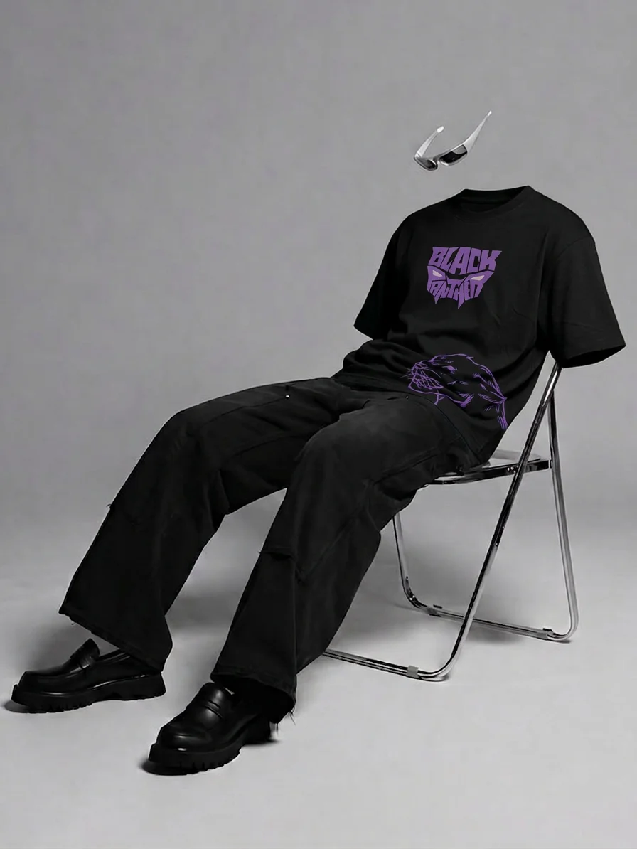 Black Panther Oversized T-Shirt