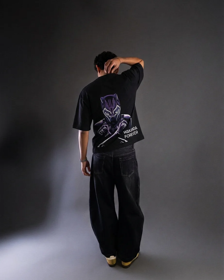 Black Panther Oversized T-Shirt alternate view