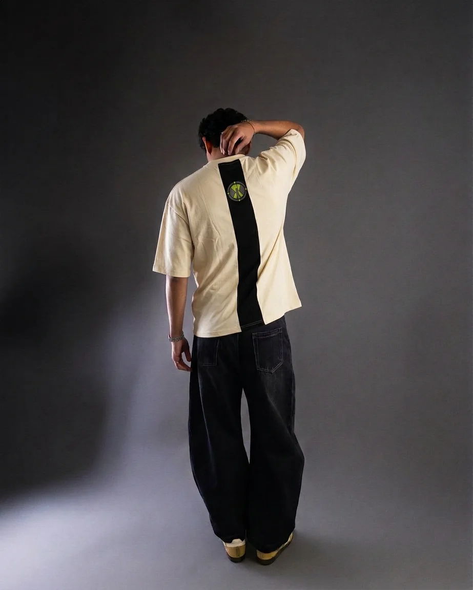 Ben 10 — Vintage Beige Oversized T-Shirt alternate view