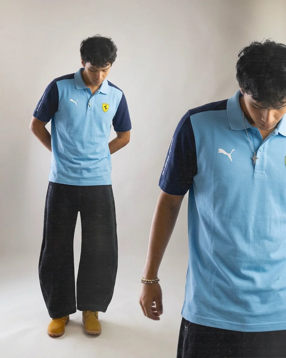 Light Blue Polo – Ferrari Edition