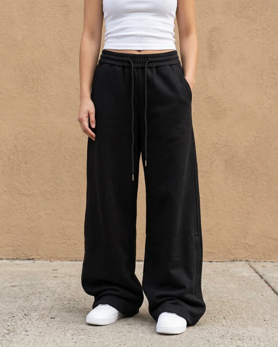 Solid Black Baggie Lower  thumbnail 2