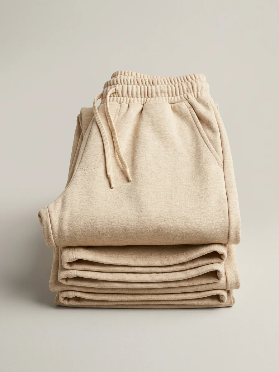 Solid Beige Baggy Lower thumbnail 2