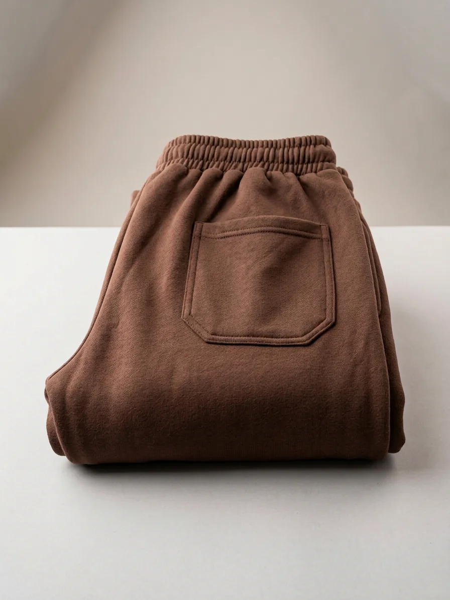 Solid Brown Baggy Lower thumbnail 2