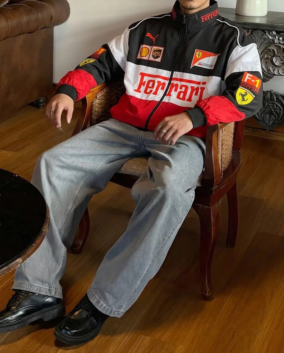 Ferrari F1 Tricolor Racing Jacket